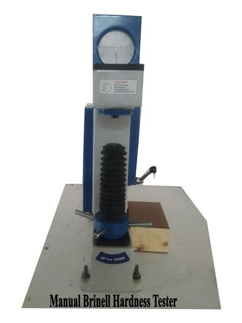 manual brinell hardness tester|brinell hardness test calculator.